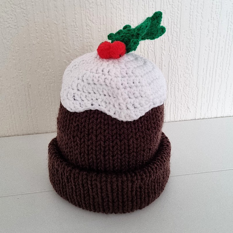 Crochet Christmas Pudding Hat