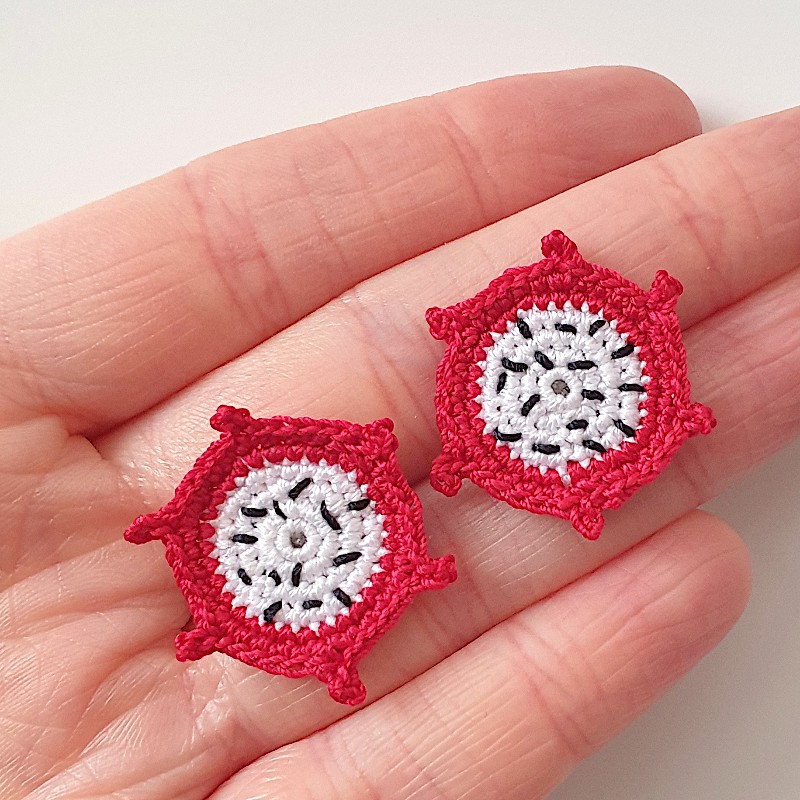 Dragon Fruit Earrings