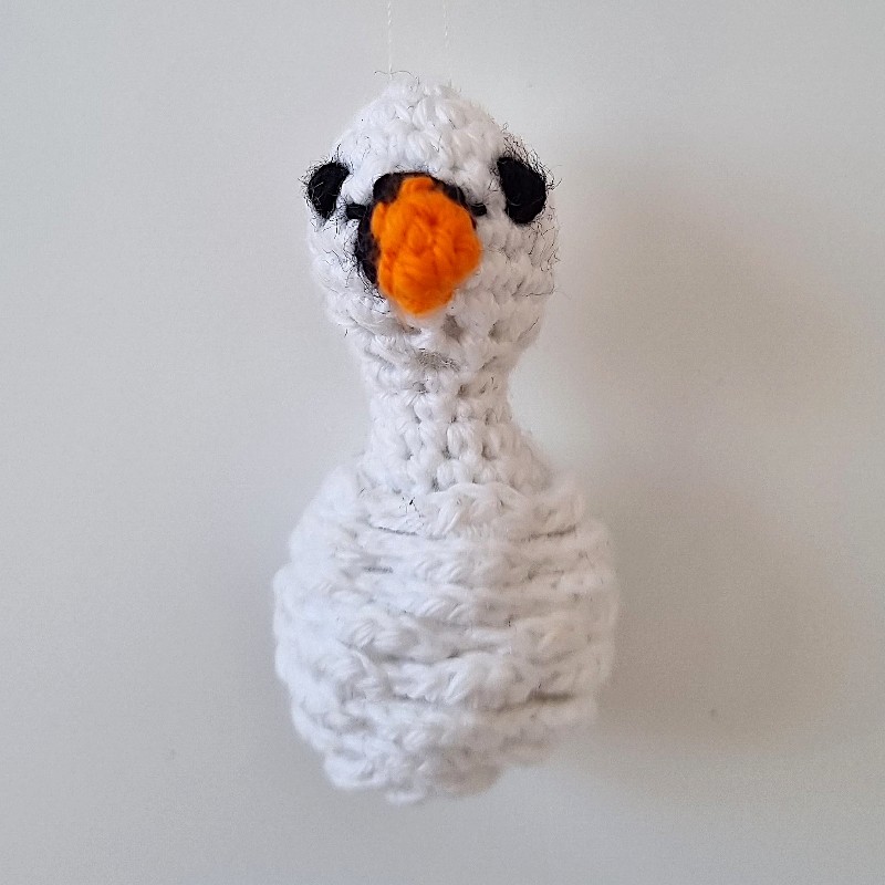 Swan Keyring