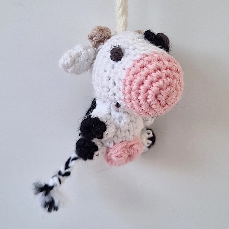 Cow Keyring