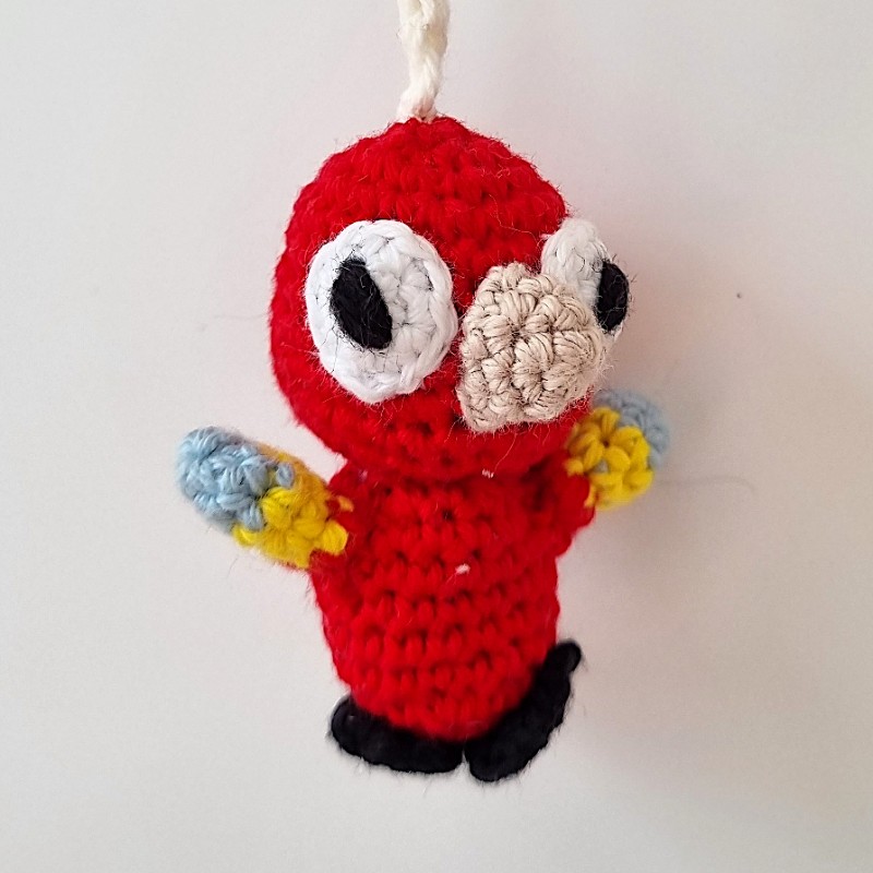 Macaw Keyring