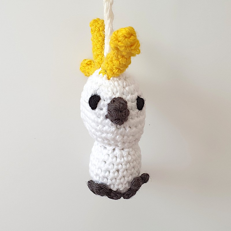 Cockatoo Keyring