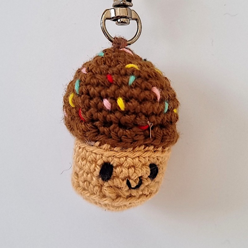 Cupcake Keyring