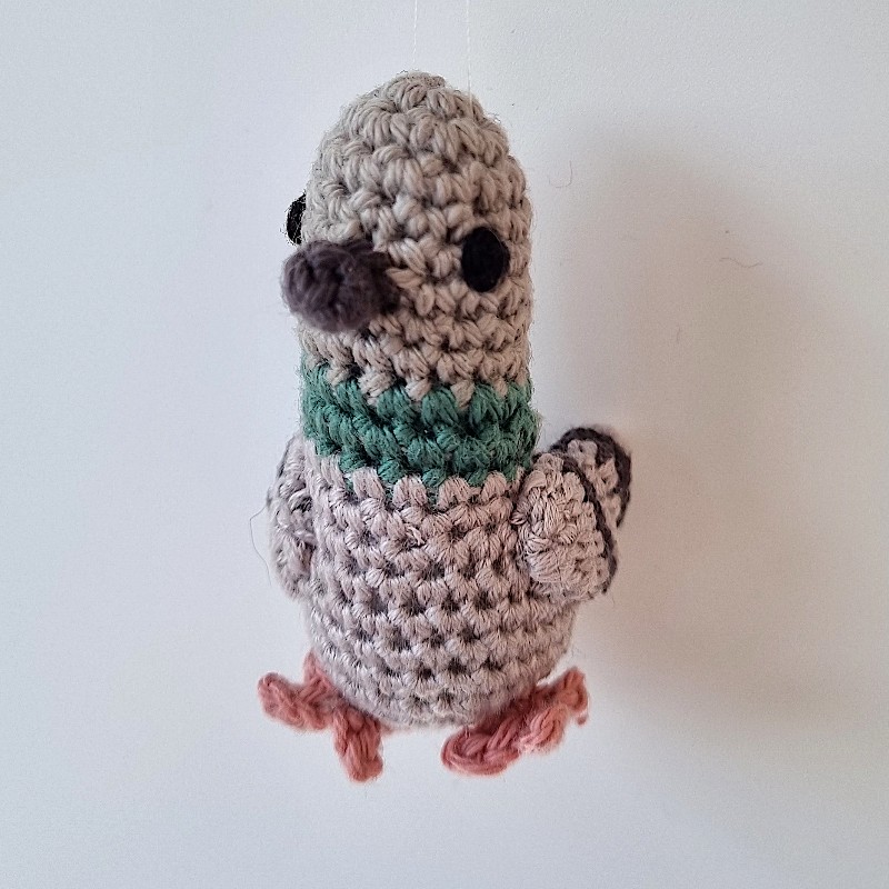 Pigeon Keyring