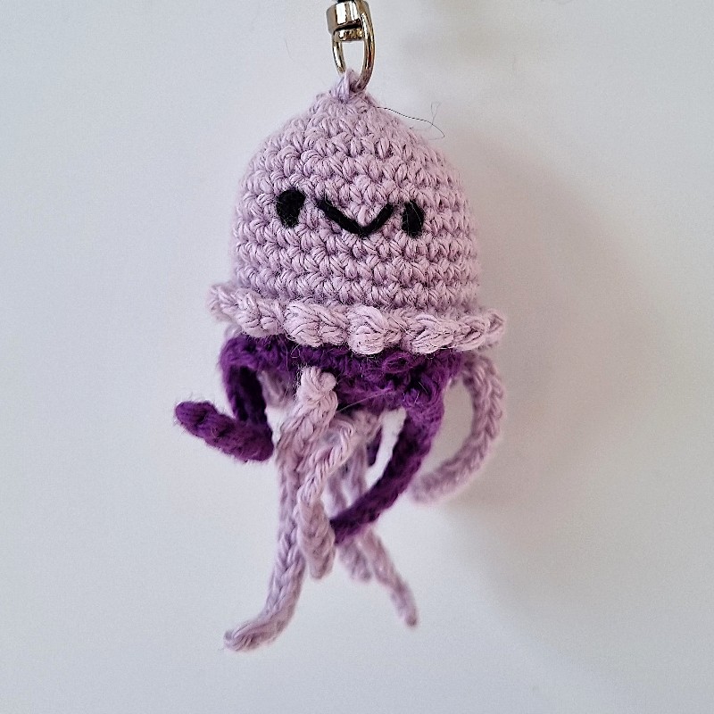 Jellyfish Keyring