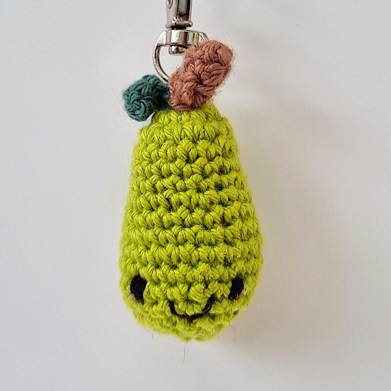 Pear Keyring